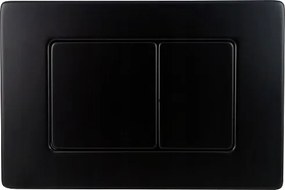 Wc öblítő gomb acél fekete matt Jomo Werit JomoTech WC-állványhoz