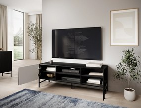 RTV asztal RAFTT 152x55 cm, fekete