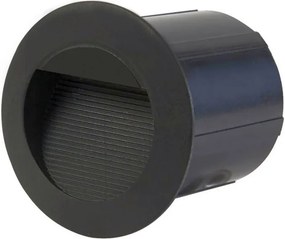ITALUX ONFL-1253-4K PIANI Kültéri Falba Építhető Lámpa Fekete LED
