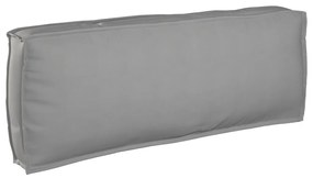 Raklap párna háttámlához Szürke 120 x 40 x 12 cm Oxford szövet