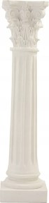 Gyönyörű fehér oszlop, karácsonyi betlehem díszítéshez 29,5cm magas