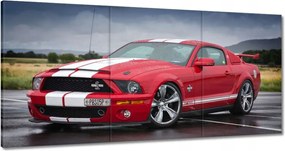 Vászonkép 60x30 Piros Ford Mustang Usa