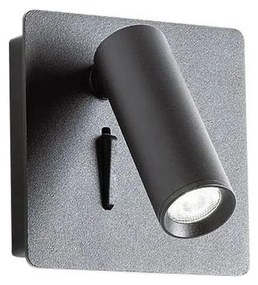 Redo 01-2340 - LED Fali spotlámpa TOMIX LED/3,2W/230V fekete