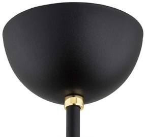 Argon 6144 - Csillár rúdon AVILA PLUS 3xE27/15W/230V fekete/arany/fehér