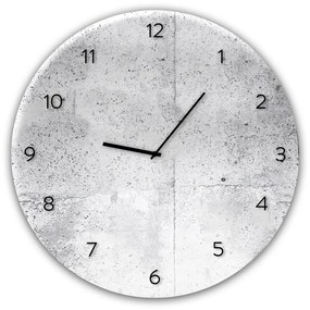 Glassclock Wall falióra, ⌀ 30 cm - Styler