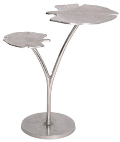 GINKGO ezüst alumínium lerakóasztal 56 cm