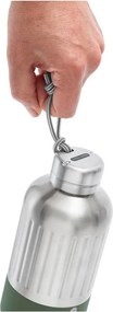 Ezüstszínű rozsdamentes acél termopalack 650 ml Explorer – Black + Blum