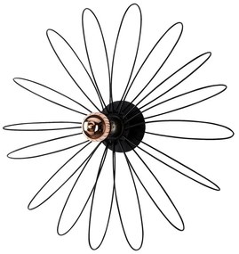 Fekete fali lámpa Hemdem – Opviq lights