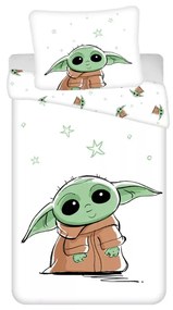 Star Wars Baby Yoda ágyneműhuzat 140x200 cm, 70x90 cm