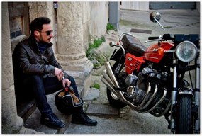 Poszterek 120x80 Motorkerékpár Klasszikus Motor