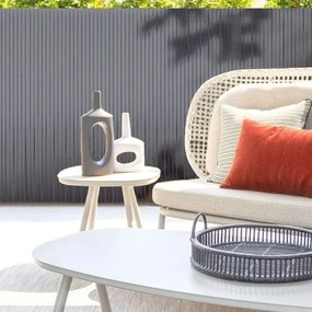 Megfordítható antracit PVC balkon, kerítés és terasz paraván Szélesség: 1 m | Hosszúság: 5 m
