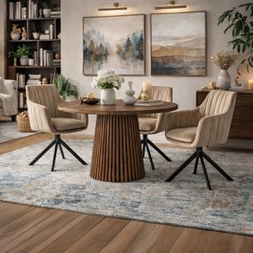 Kihúzható asztal 120–200 cm méretben, dió színben ADRIEN