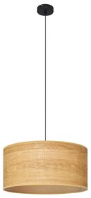 Csillár zsinóron ALBA 1xE27/15W/230V á. 40 cm barna/fekete