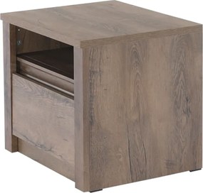 éjjeliszekrény, sötét tölgy lefkas, MONTANA SN