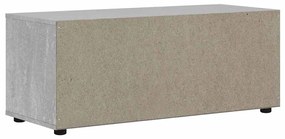 VISNES betonszürke szerelt fa TV-szekrény 100x40x38 cm