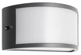Kültéri Fali lámpa, fekete, 3000K melegfehér, beépített LED, 655 lm, Redo Smarterlight Asti 90185