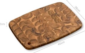 Kesper 28153 Akácfa vágódeszka, 40 x 28 x 2 cm