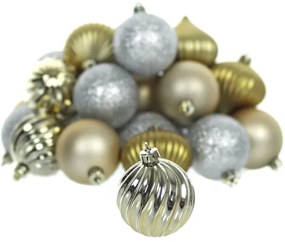 Retlux - Karácsonyi díszkészlet 30 db arany/ezüst