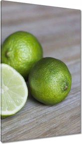 Vászonkép 80x120 Lime a deszkán