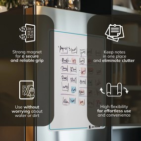 MAGNETO FLIPCHART kisméretű mágneses flipchart tábla, 390 x 590 mm, 2 darab