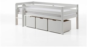 Pino fehér magasított gyerekágy, 90 x 200 cm - Vipack