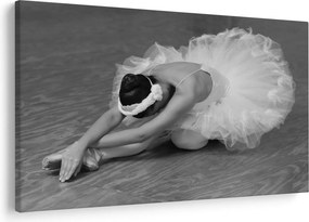 Kép - Balerina, fekete-fehér (90x60 cm)