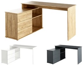TEM-Terino fiókos sarok íróasztal