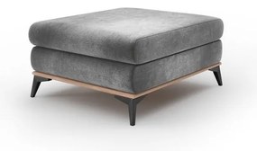 Astre szürke puff bársony kárpittal - Windsor &amp; Co Sofas