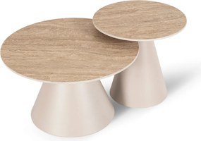 Kerámia asztalszett TENOR fekete márvány/fekete