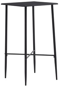 fekete MDF bárasztal 60 x 60 x 111 cm