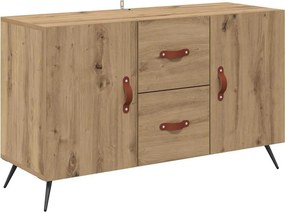 vidaXL Széf fiókkal Artisan tölgy 100 x 36 x 60 cm Faanyag