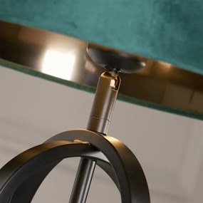 Searchlight EU91101EM - Asztali lámpa CHIC 1xE27/60W/230V zöld