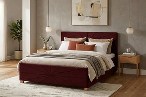 PATI ágy 160x200 cm Piros Matrac nélkül