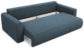 Kék kinyitható-tárolóhelyes kanapé 238 cm Kapua – Makamii