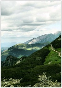 Poszterek 70x100 Tátra Lengyel hegyek Kilátás