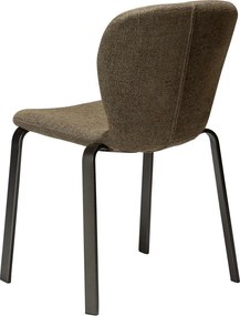 Khaki kárpitozott étkezőszék Heap – DAN-FORM Denmark