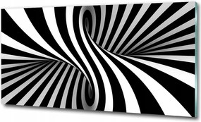 Fotó-kép edzett üveg Absztrakt örvény 125x50