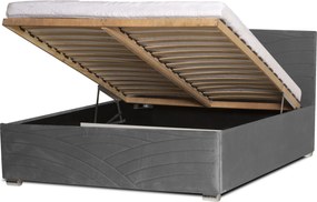 DIDI ágy 180x200 cm Sötétkék Matrac nélkül