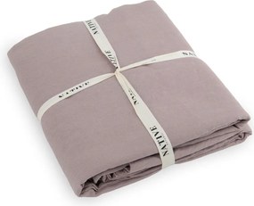 Törtrózsaszín kétszemélyes len ágyneműhuzat 200x200 cm Blush – Native Natural