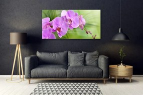 Fali üvegkép Orchidea Orchidea Virág 125x50 cm
