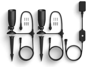 WiZ -KÉSZLET 2x LED RGBW Dimmelhető kültéri lámpa SPOT LED/10W/230V IP65 Wi-Fi