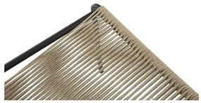 Bézs fém rakásolható étkezőszék szett 2 db-os Emily – Marckeric