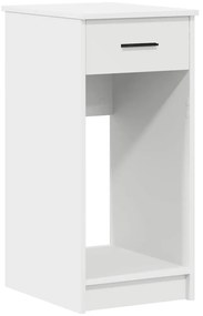 számítógépes toronyállvány fiókkal fehér 35x45x77 cm