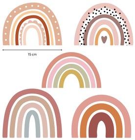 PIPPER. Textil falmatrica "Szivárványok"