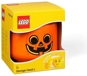 Pumpkin Head L narancssárga tárolódoboz - LEGO®
