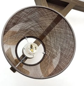 Brilagi - LED mennyezeti lámpa ANTHONY 3xE14/40W/230V dióbarna