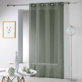 Khaki átlátszó függöny 140x280 cm Telma – douceur d'intérieur