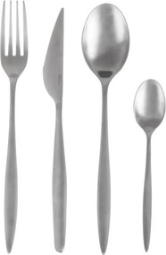 Ezüstszínű rozsdamentes acél evőeszköz készlet 24 db-os – Orion