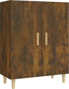 vidaXL füstös tölgyszínű szerelt fa tálalószekrény 70 x 34 x 90 cm