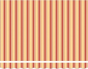 Behúzható napellenző Sárga és narancs 350 x 250 cm